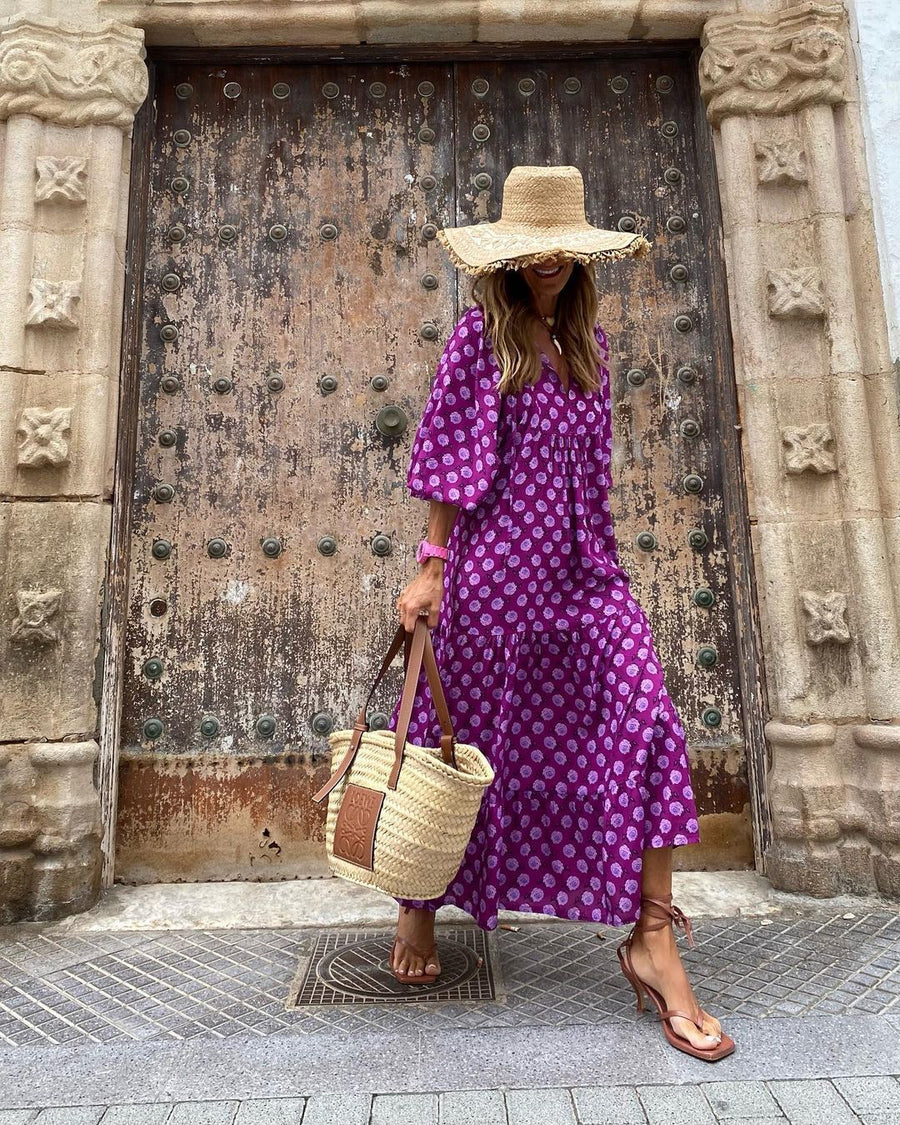 Ashlee - Bohemian Flow Maxi Dress