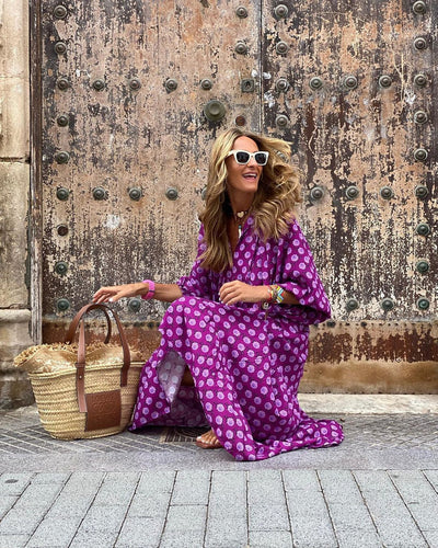 Ashlee - Bohemian Flow Maxi Dress