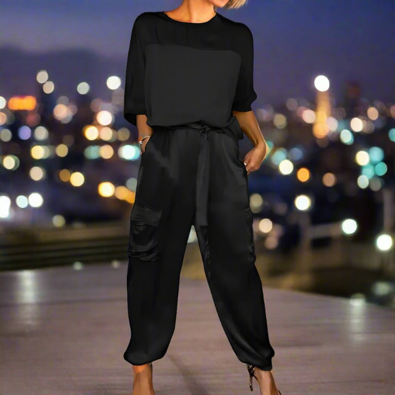 Harper I Black Pant Set S-5XL