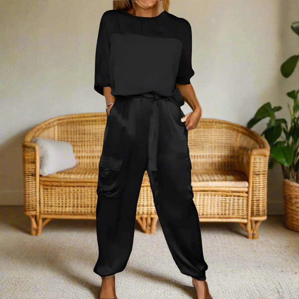 Harper I Black Pant Set S-5XL