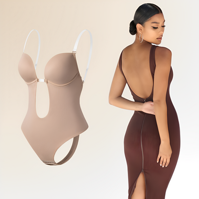 Backless Bodysuit Bra for Women