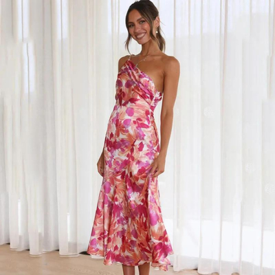 Caitlin - Chic One-Shoulder Dress