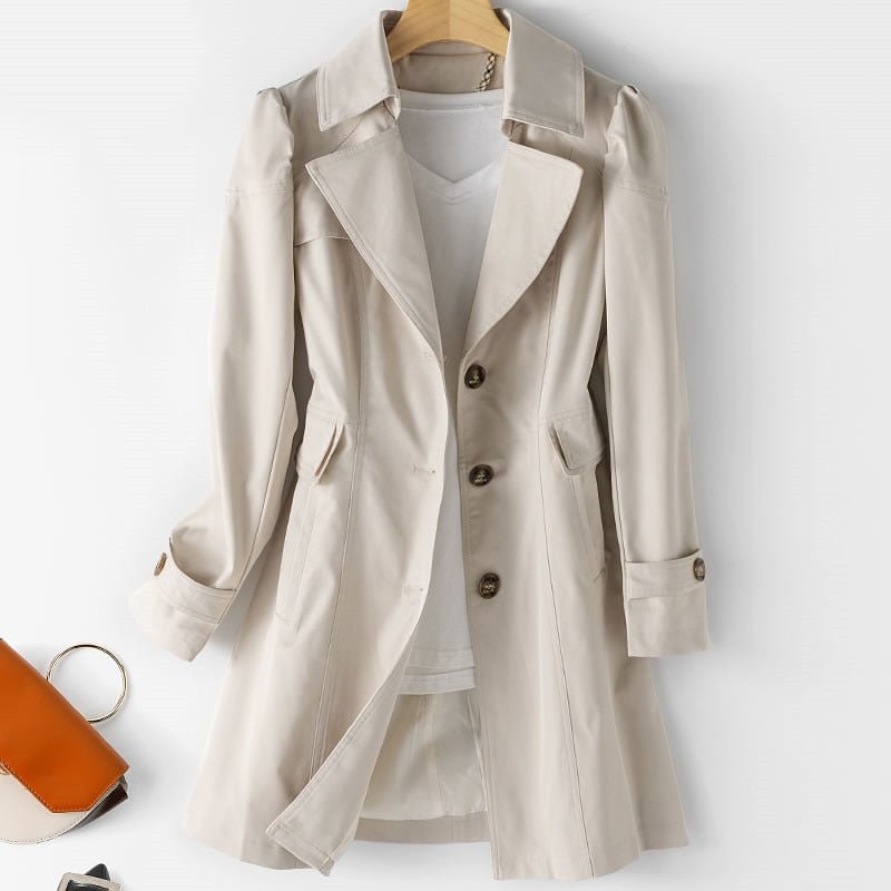 Women's Full Sleeves Button Down Coat