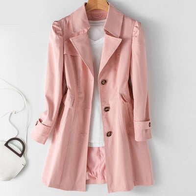 Women's Full Sleeves Button Down Coat