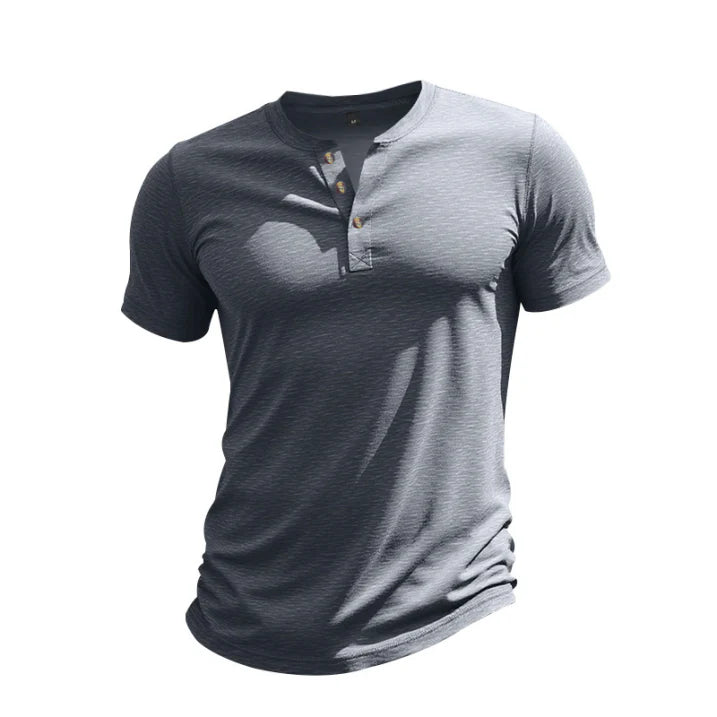 Classic Henley T-Shirt for Everyday Wear