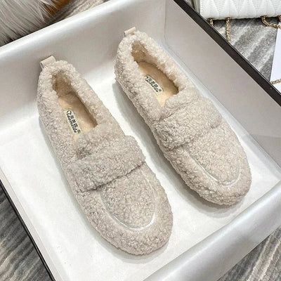 Coralie - Women's Ultra‑Cozy Plush Moccasins