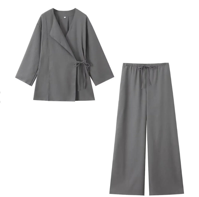 Eliana - Women's Linen Shirt Set