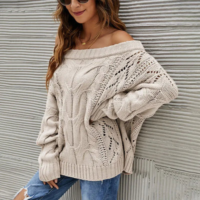 Elodie I Latte Cable Knit