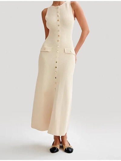Emy – Sculpted Knit Elegance Dress
