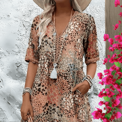 Harper - Vibrant Mid Length Dress
