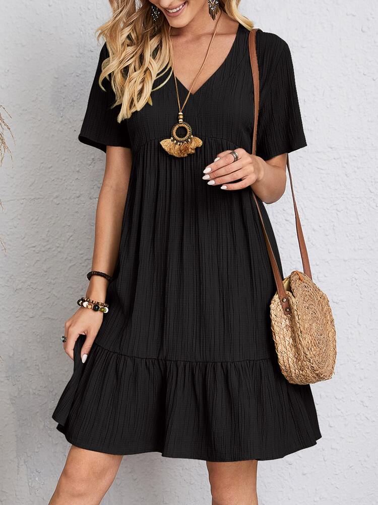 Jacinta – Tummy-Control Retro V-Neck Dress