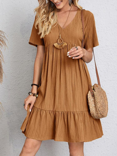 Jacinta – Tummy-Control Retro V-Neck Dress