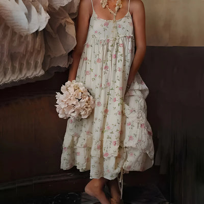 Lainey - Flower Maxi Dress