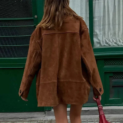 Layla - Women’s Suede Leather Jacket