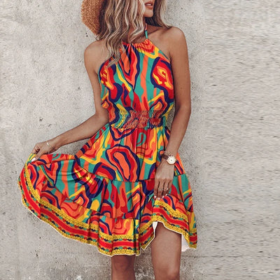 Lennon - Chic Halter Dress