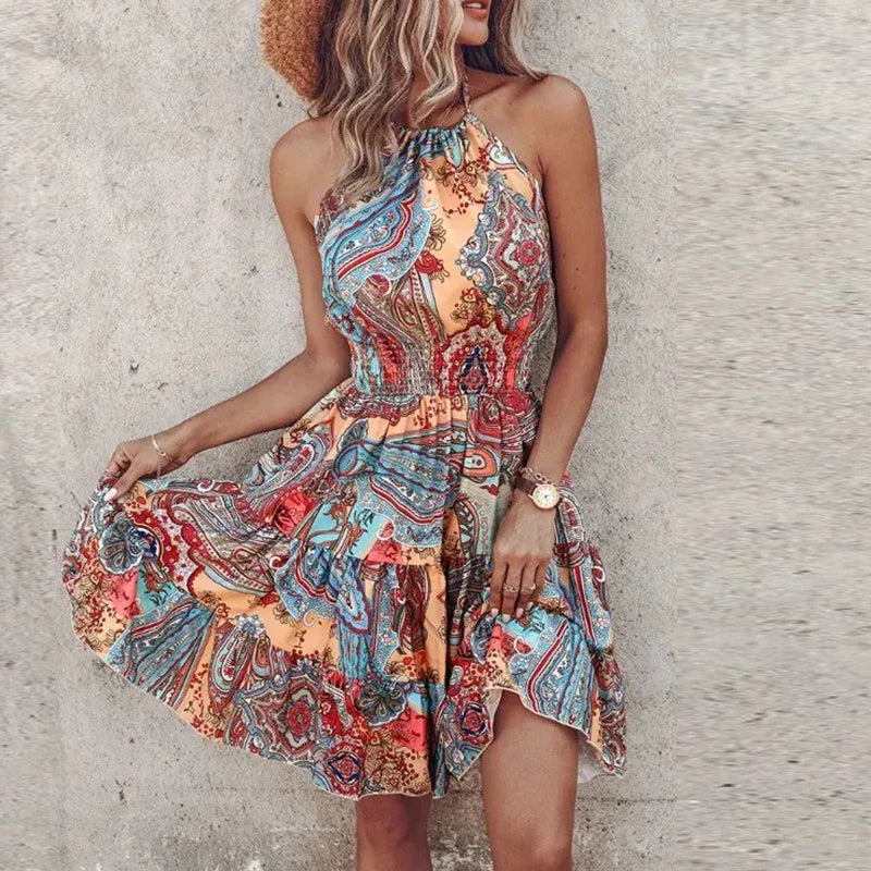 Lennon - Chic Halter Dress