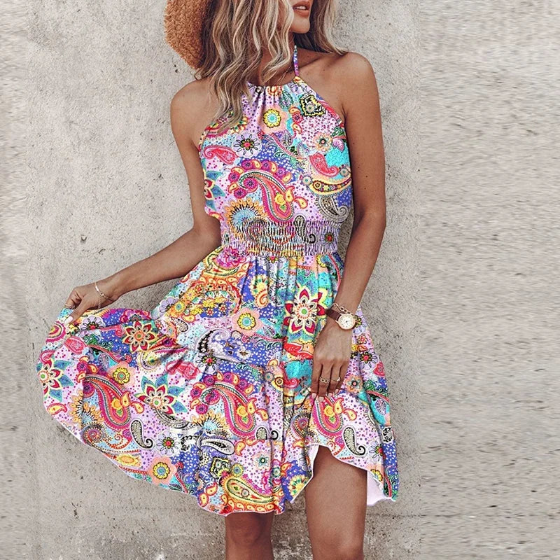 Lennon - Chic Halter Dress