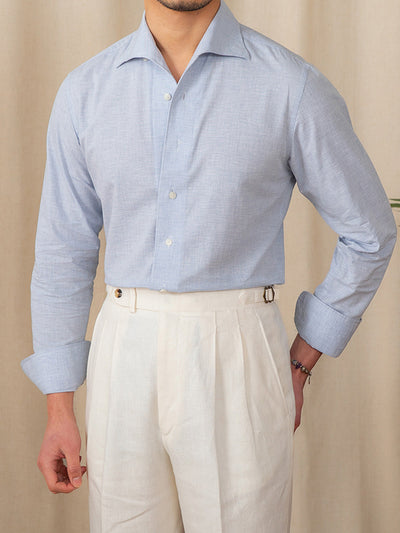 Men’s Button Shirt with Slim Fit Collar