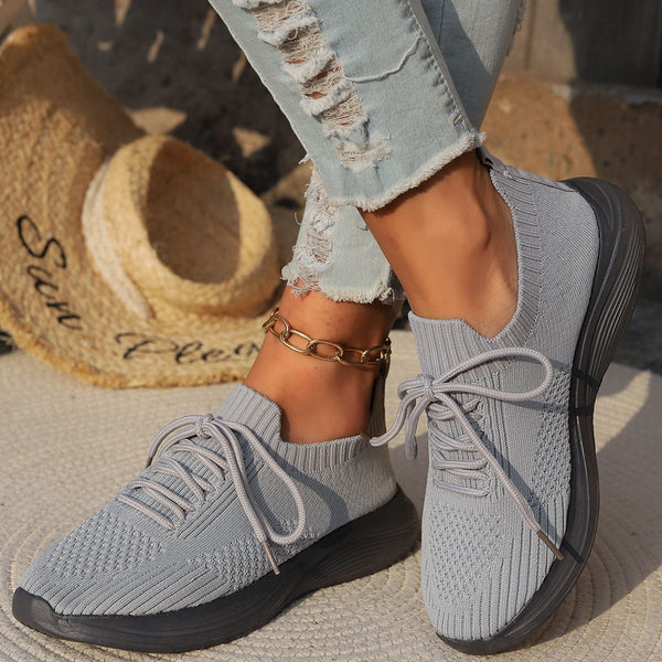 Maddy - Lace Up Sneakers