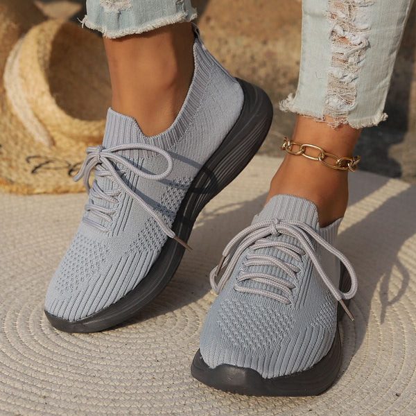 Maddy - Lace Up Sneakers