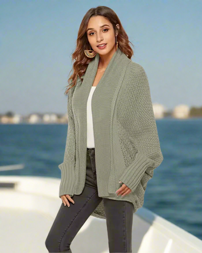 Marais I Oversized Batwing Sleeve Cardigan I 2 Colours