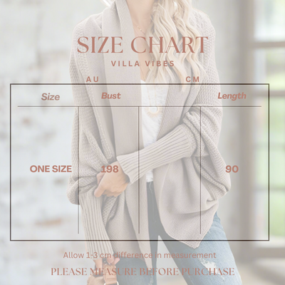 Marais I Oversized Batwing Sleeve Cardigan I 2 Colours