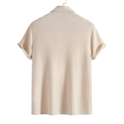 Men’s Short Sleeve Polo Shirt with Collar