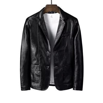 Men's Lapel Business Collared Blazer Winter Coat