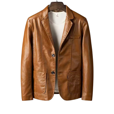 Men's Lapel Business Collared Blazer Winter Coat