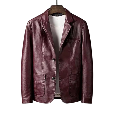 Men's Lapel Business Collared Blazer Winter Coat