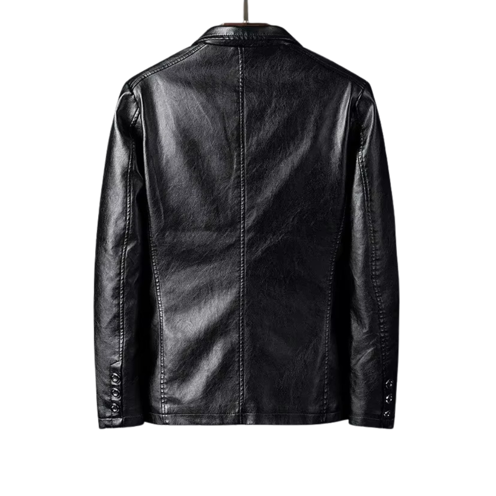 Men's Lapel Business Collared Blazer Winter Coat