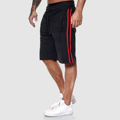 Men’s Knee Length Shorts with Drawstring Waist for Daily Use