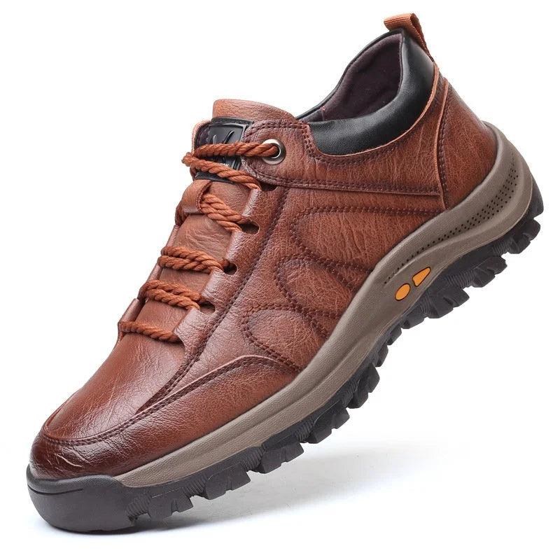 Men's Outdoor Lace Up Shoes with Thick Sole