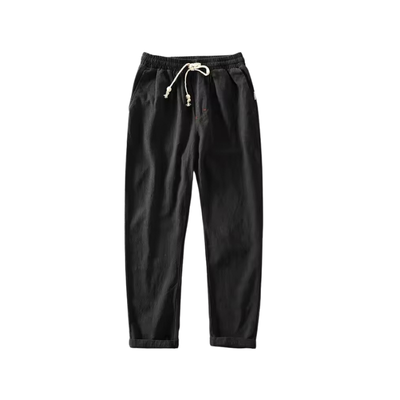Men's Adjustable Drawstring Harajuku Straight Leg Trousers