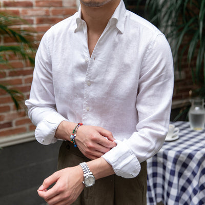 Men’s Button Shirt with Slim Fit Collar