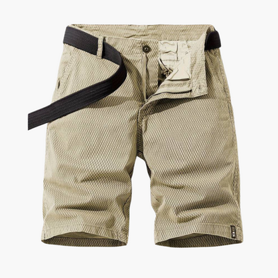 Men's Cargo Shorts Knee Length with Belt