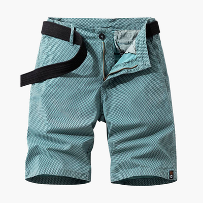 Men's Cargo Shorts Knee Length with Belt