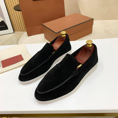 Men's Classic Textured Slip On Loafers