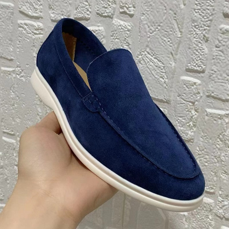 Men's Classic Textured Slip On Loafers
