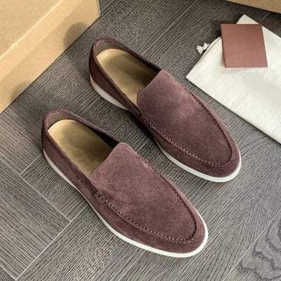 Men's Classic Textured Slip On Loafers