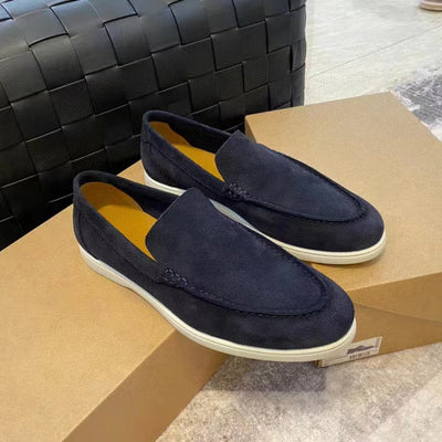 Men's Classic Textured Slip On Loafers