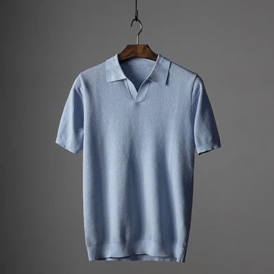 Men’s Cotton Polo Shirt with Classic Cut
