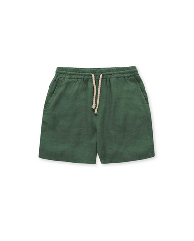 Men's Elastic Waistband Beach Shorts With Drawstring