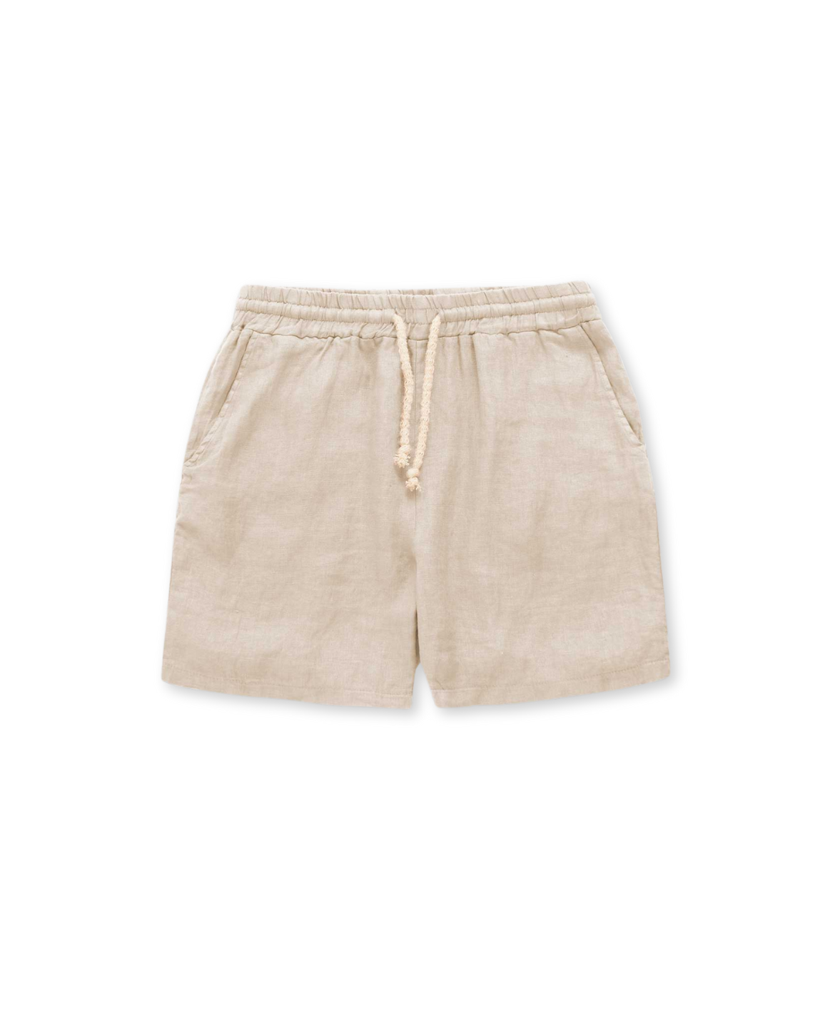 Men's Elastic Waistband Beach Shorts With Drawstring
