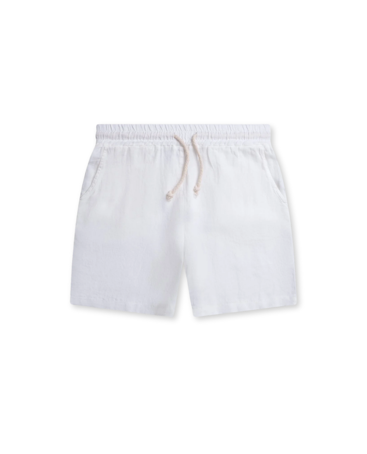 Men's Elastic Waistband Beach Shorts With Drawstring