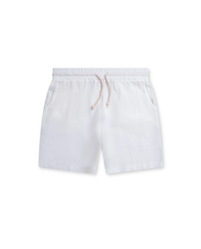 Men's Elastic Waistband Beach Shorts With Drawstring