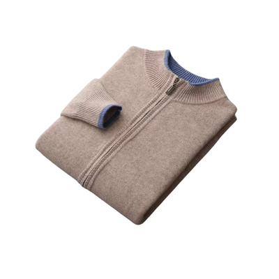 Men's Full Front Sleeves Knitted Cardigan for Winter