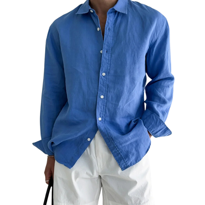 Men's Full Sleeves Button Down Collared Shirt