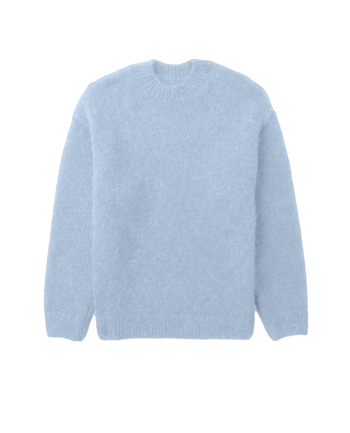 Men's Knitted Loose Fit Crew Neck Sweater for Winter
