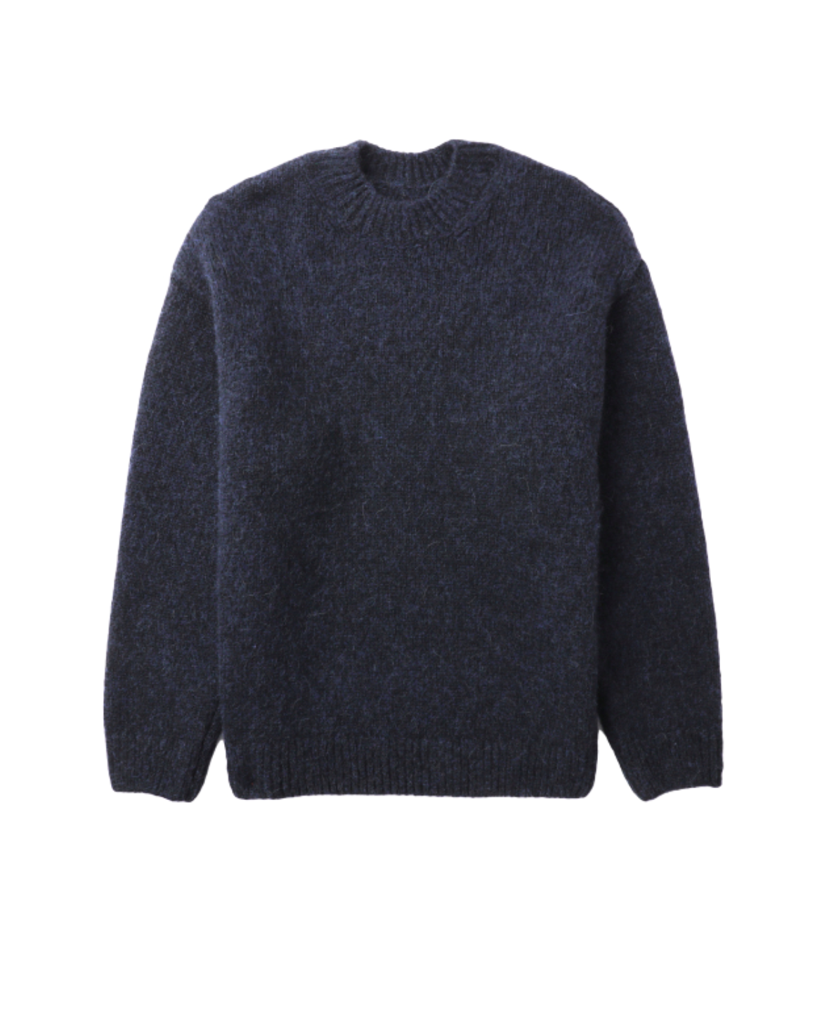 Men's Knitted Loose Fit Crew Neck Sweater for Winter